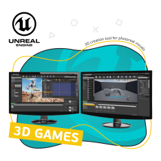 Unreal Engine 4. Игровой движок - КИБЕРшкола программирования для детей, компьютерные курсы для школьников, начинающих и подростков - KIBERone г. Кирово-Чепецк