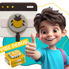 Тестирование & Vibe Debug. Охотники за багами - КИБЕРшкола программирования для детей, компьютерные курсы для школьников, начинающих и подростков - KIBERone г. Кирово-Чепецк