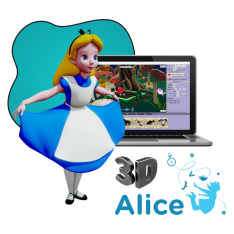 Alice 3d - КИБЕРшкола программирования для детей, компьютерные курсы для школьников, начинающих и подростков - KIBERone г. Кирово-Чепецк