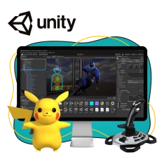 Мир игр на Unity 2D на популярном движке + AI-помощники - КИБЕРшкола программирования для детей, компьютерные курсы для школьников, начинающих и подростков - KIBERone г. Кирово-Чепецк