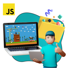 Программирование на JavaScript. Учимся создавать игры! - КИБЕРшкола программирования для детей, компьютерные курсы для школьников, начинающих и подростков - KIBERone г. Кирово-Чепецк